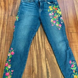 7 For All Mankind High Waist Ankle Skinny Jean